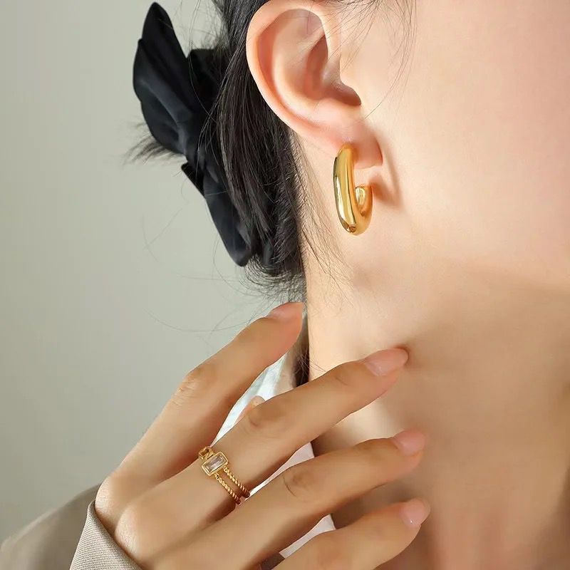 Pave Earrings