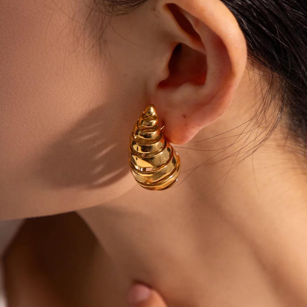 Spiral Drop Earrings