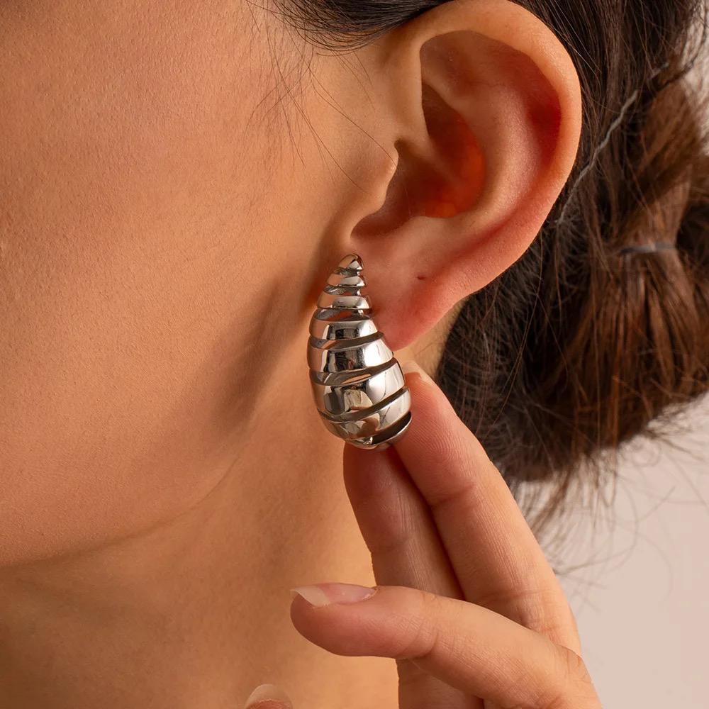 Spiral Drop Earrings